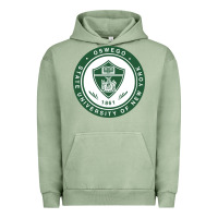 Pigment Oil Green Suny Oswego Urban Hoodie - linhVisuals
