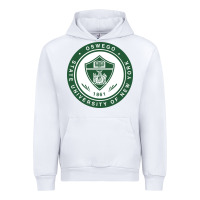 White Suny Oswego Urban Hoodie - linhVisuals