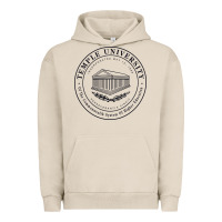 Pigment French Oak Temple University Urban Hoodie - linhVisuals