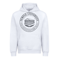 White Temple University Urban Hoodie - linhVisuals