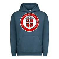 Pigment Midnight Navy Texas Tech University Urban Hoodie - linhVisuals