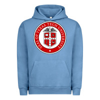 Pigment Pebble Blue Texas Tech University Urban Hoodie - linhVisuals