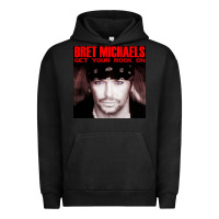 Pigment Black #bret michaels get your rock on tour 2022 Urban Hoodie - linhVisuals