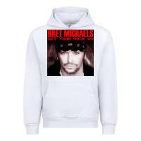 White #bret michaels get your rock on tour 2022 Urban Hoodie - linhVisuals