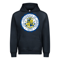 Navy University Of Akron Urban Hoodie - linhVisuals