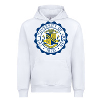 White University Of Akron Urban Hoodie - linhVisuals