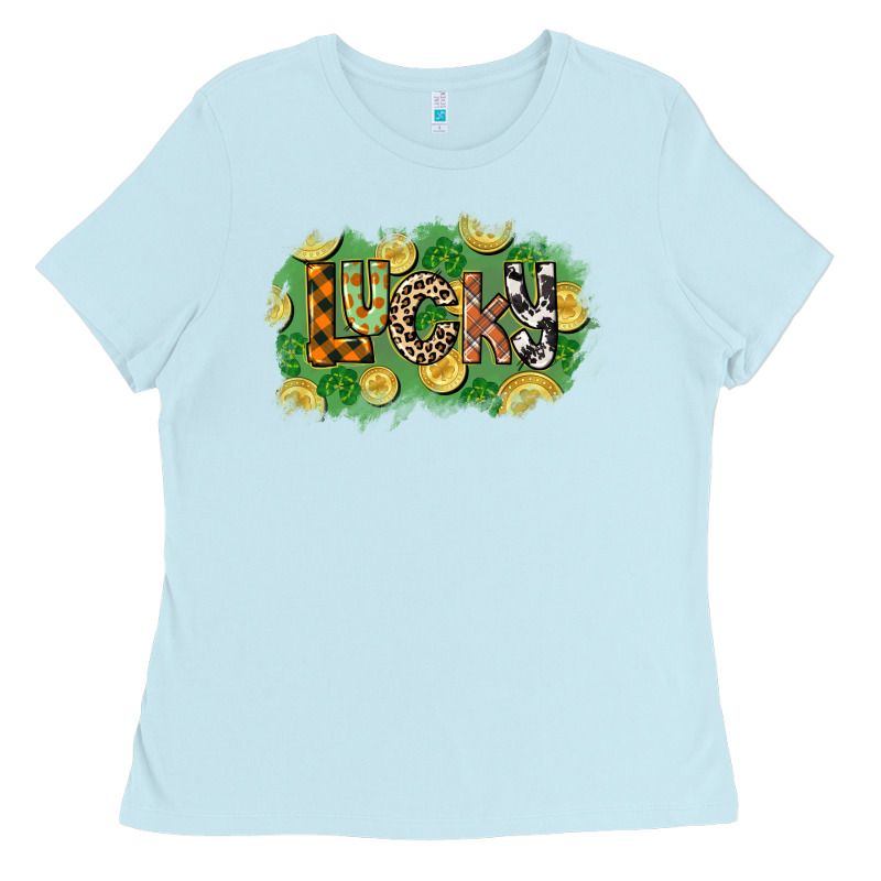 Western Lucky St. Patrick's Day Ladies Tee by CowGirlArtShop | Teevron