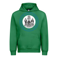 Emerald University Of Maine At Presque Isle Urban Hoodie - linhVisuals
