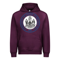 Mauve Wine University Of Maine At Presque Isle Urban Hoodie - linhVisuals