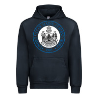 Navy University Of Maine At Presque Isle Urban Hoodie - linhVisuals