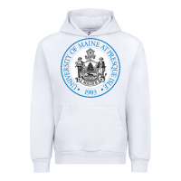 White University Of Maine At Presque Isle Urban Hoodie - linhVisuals