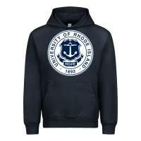 Navy University Of Rhode Island Urban Hoodie - linhVisuals