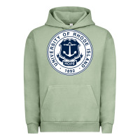 Pigment Oil Green University Of Rhode Island Urban Hoodie - linhVisuals