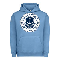 Pigment Pebble Blue University Of Rhode Island Urban Hoodie - linhVisuals