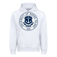 White University Of Rhode Island Urban Hoodie - linhVisuals