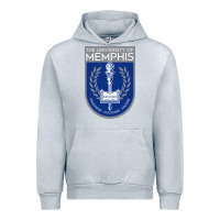 Heather Grey University Of Memphis Urban Hoodie - linhVisuals
