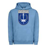 Pigment Pebble Blue University Of Memphis Urban Hoodie - linhVisuals