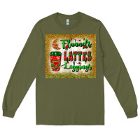Army Green flannels lattes leggings tumbler Long Sleeve Tee - BundleAndBundleShop