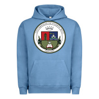 Pigment Pebble Blue Upr At Arecibo Urban Hoodie - linhVisuals