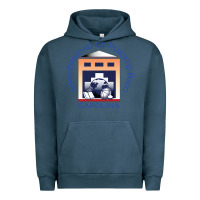 Pigment Midnight Navy Upr At Carolina Urban Hoodie - linhVisuals