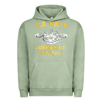 Pigment Oil Green submarine veteran tshirt Urban Hoodie - linhVisuals
