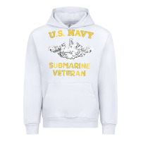 White submarine veteran tshirt Urban Hoodie - linhVisuals