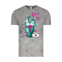 Cloud Rock Nurse Frappe Vintage Tee - FaDigitalArtStudio