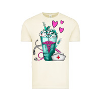 Vintage Arctic Nurse Frappe Vintage Tee - FaDigitalArtStudio