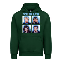 Forest Green vintage Ace Of The Base Urban Hoodie - linhVisuals