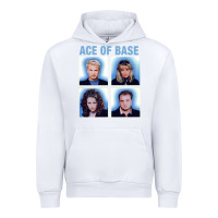 White vintage Ace Of The Base Urban Hoodie - linhVisuals