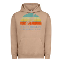 Pigment Burro funny i just really like turkeys thanksgiving Urban Hoodie - linhVisuals