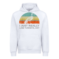 White funny i just really like turkeys thanksgiving Urban Hoodie - linhVisuals