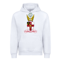 White Virginia Military Institute Urban Hoodie - linhVisuals