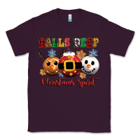 Plum balls deep christmas spirit Classic Tee - CowGirlArtShop