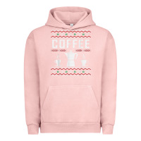 Pigment Salmon coffee ugly sweater christmas Urban Hoodie - linhVisuals