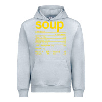 Heather Grey soup nutrition facts funny thanksgiving christmas food Urban Hoodie - linhVisuals