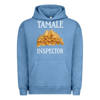 Pigment Pebble Blue tamale inspector mexican holiday christmas food Urban Hoodie - linhVisuals