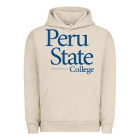 Pigment French Oak Peru State College Wordmark Urban Hoodie - linhVisuals