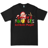 Black santas favorite softball player Premium Tee - CowGirlArtShop