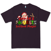 Plum santas favorite softball player Premium Tee - CowGirlArtShop