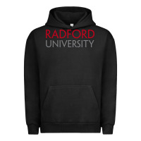 Pigment Black Radford University Wordmark Urban Hoodie - linhVisuals