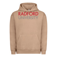 Pigment Burro Radford University Wordmark Urban Hoodie - linhVisuals