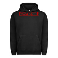 Pigment Black Siue Wordmark Urban Hoodie - linhVisuals