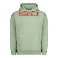 Pigment Oil Green Siue Wordmark Urban Hoodie - linhVisuals