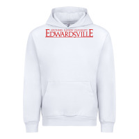 White Siue Wordmark Urban Hoodie - linhVisuals