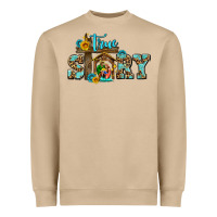 Mushroom true story jesus and mary wıth god Heavyweight Sweatshirt - AdoDesignShop