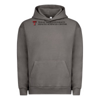 Pigment Tornado Texas Tech University Health Sciences Center Wordmark Urban Hoodie - linhVisuals