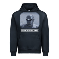 Navy klaatu barada nikto Urban Hoodie - linhVisuals