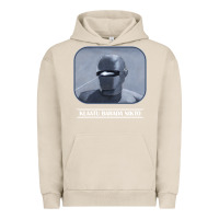Pigment French Oak klaatu barada nikto Urban Hoodie - linhVisuals