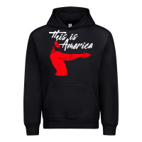 Black this is america meme Urban Hoodie - linhVisuals